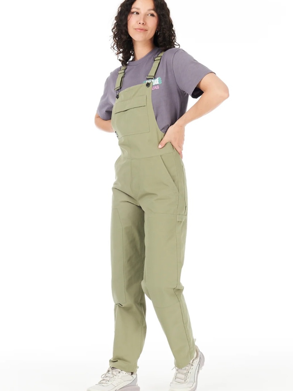 Picture Organic cotton BIBEE OVERALLS Olive Green Women’s Utility XS